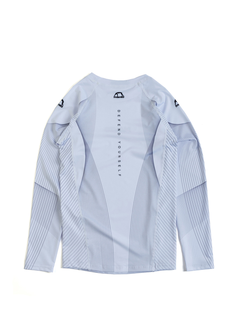 MANTO FLOW RASHGUARD -WHITE